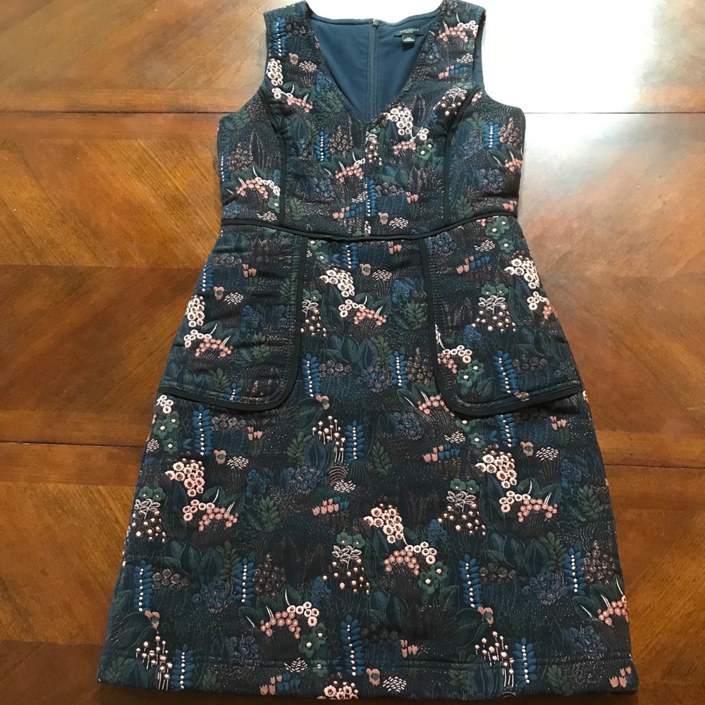 Ann Taylor winter floral dress